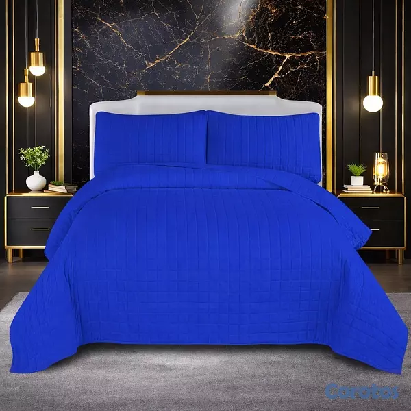 muebles y colchones - juego de cobertor 3 piezas para cama de 60  4