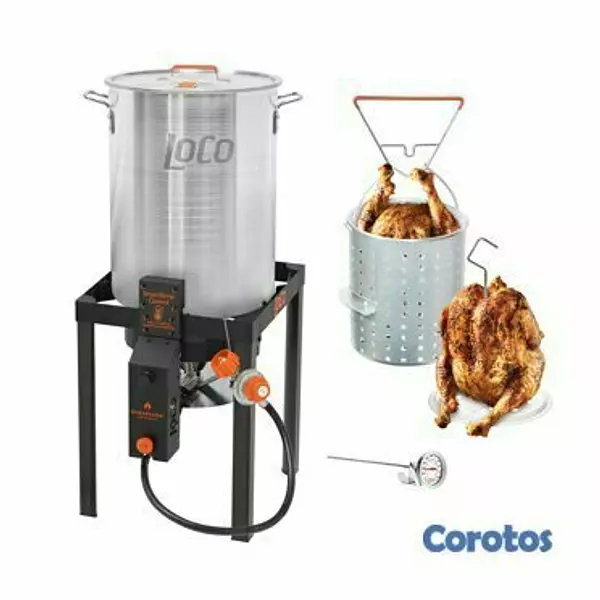 equipos profesionales - Olla en aluminio con estufa incluída 9
