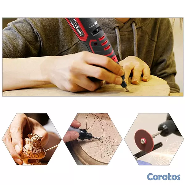 herramientas, jardines y exterior - Kit 276 Accesorios para Dremel y Herramienta Rotativa| Pulir Cortar Lijar Grabar 4