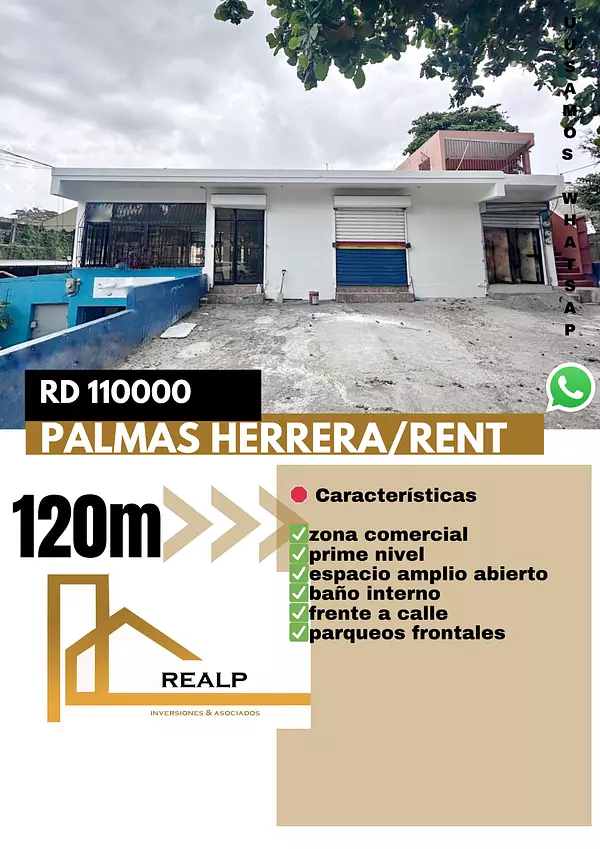 oficinas y locales comerciales - Alquiler local comercial palmas de herrera 1