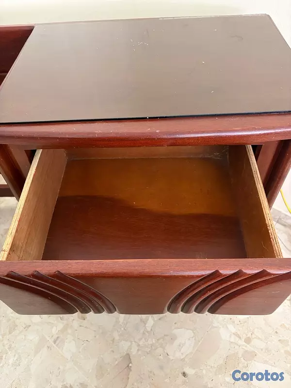 muebles y colchones - gavetero de caoba  7
