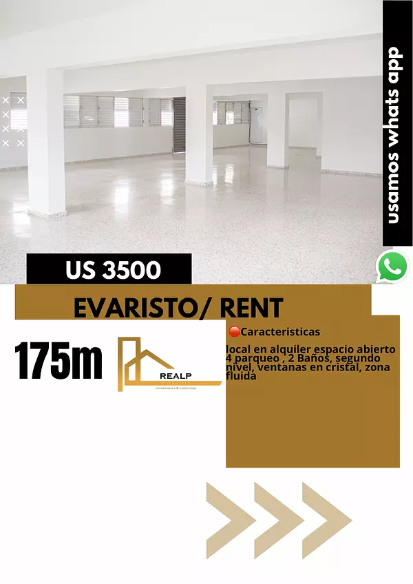 oficinas y locales comerciales - Local en Evaristo céntrico  1