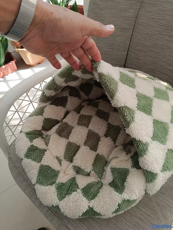 animales y mascotas - cama para perros y gatos semi cerrada 4