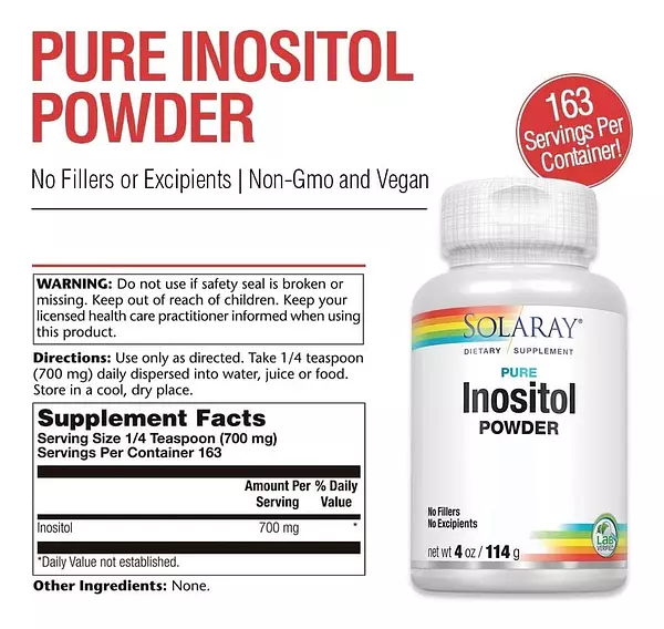 Salud y Equipamiento Médico - Inositol Polvo 700 Mg Solaray - G A $19 - G A $1955 2