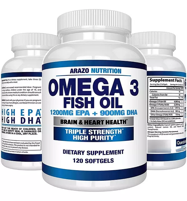 Salud y Equipamiento Médico - Omega 3 Aceite De Pescado 1200mg Epa+900mg Dha 120 Capsulas 2
