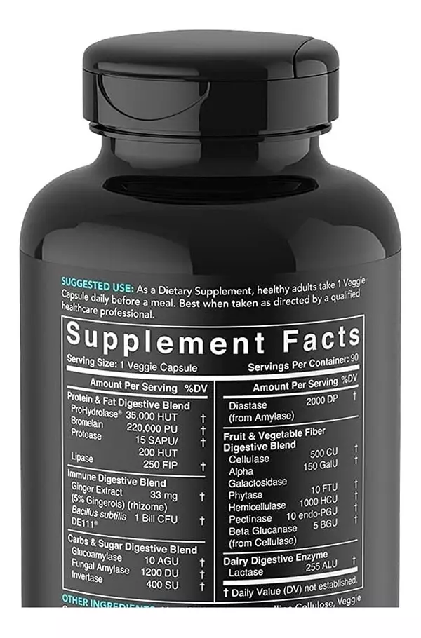 Salud y Equipamiento Médico - Enzimas Digestivas Sports Research 2