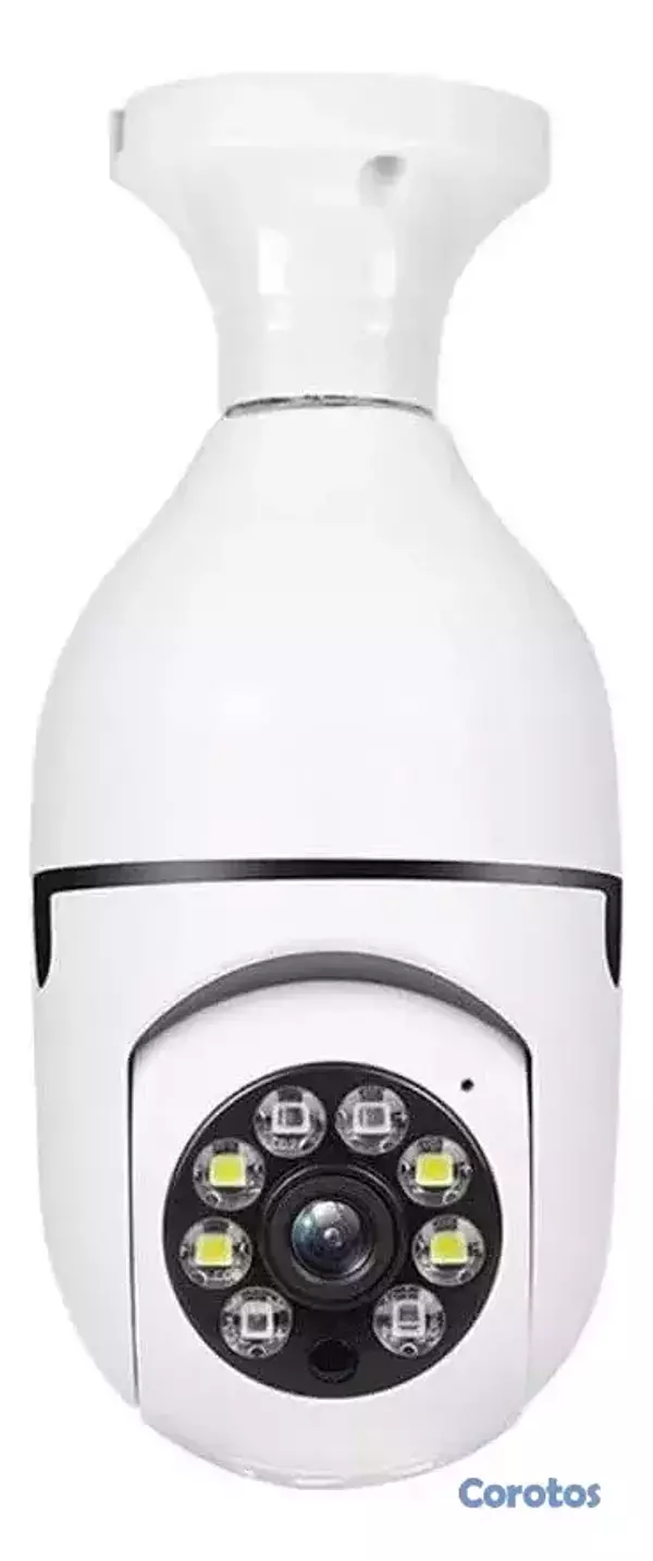 camaras y audio - Camara Bombillo Wifi 360 Grados Sensor De Movimien 3