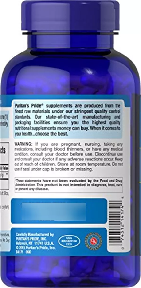 Salud y Equipamiento Médico - Puritans Pride Glucosamine Sulfate 1000 Mg Capsulas, 240coun 5