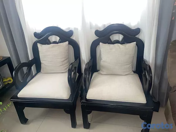 muebles y colchones - juego de muebles caoba  3