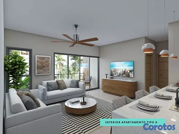 apartamentos - PROYECTO DE APARTAMENTO PUNTA CANA  8