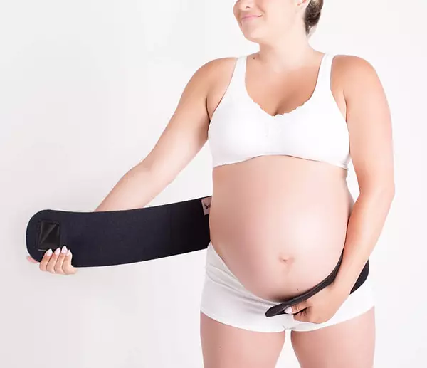 cuidado y nutricion - Soporte para embarazadas barriga cinturón de maternidad faja 3