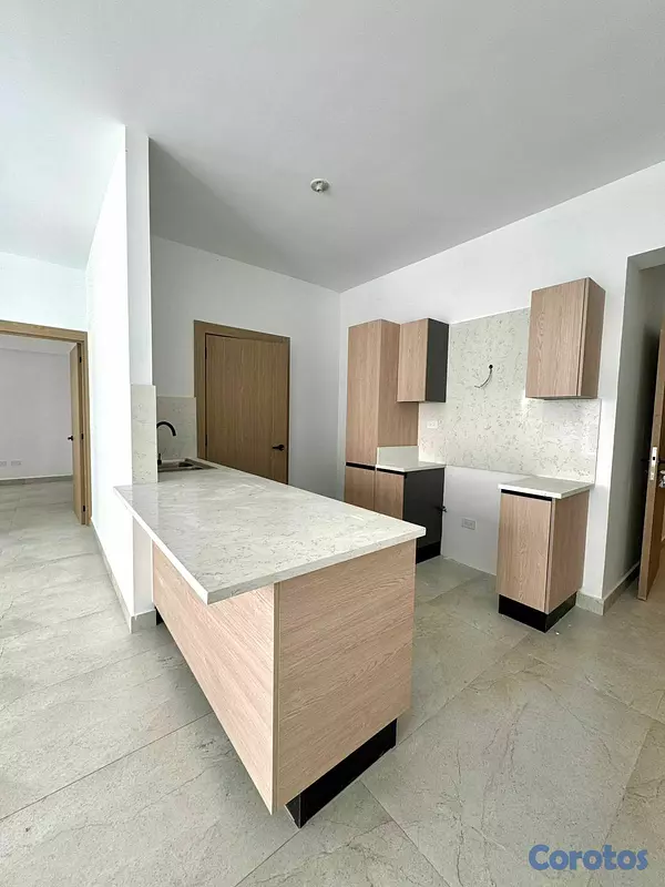 apartamentos - Vendo Apartamento de 1 Habitación Nuevo a Estrenar en Evaristo Morales PD615 2