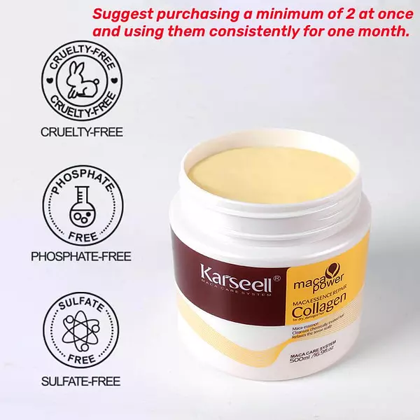Salud y Equipamiento Médico - Mascarilla Para El Cabello Karseell Collagen 4