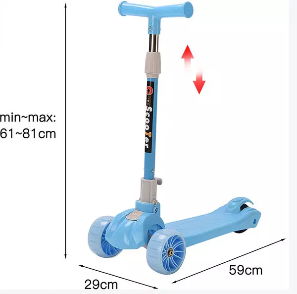 juguetes - Mini Scooter para niños de 3 ruedas monopatin patineta 2