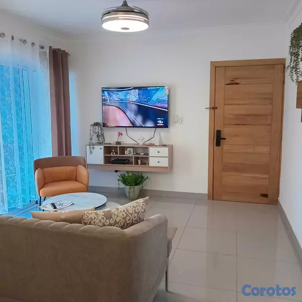 apartamentos - Apartamento Amueblado 2 hab. En los Corales SDE 4