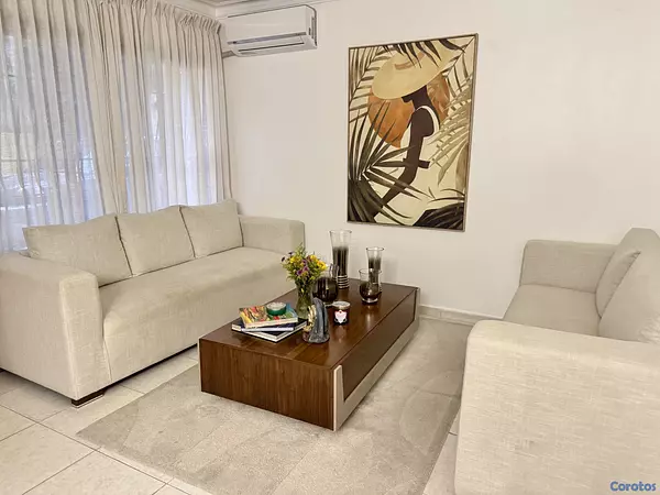 muebles y colchones - Juego de Muebles Moderno Color Crema – Sofá de 4 y Sofá de 3 Personas 5