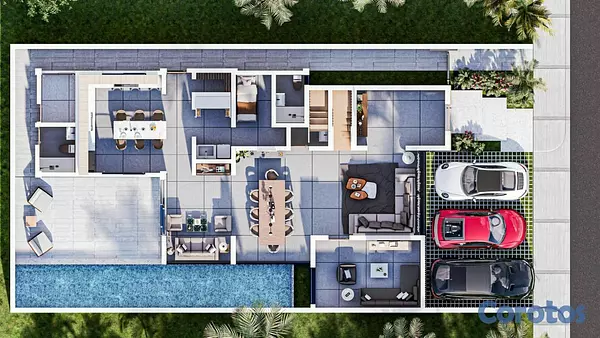 casas - Casa en Venta en Arroyo Hondo 4