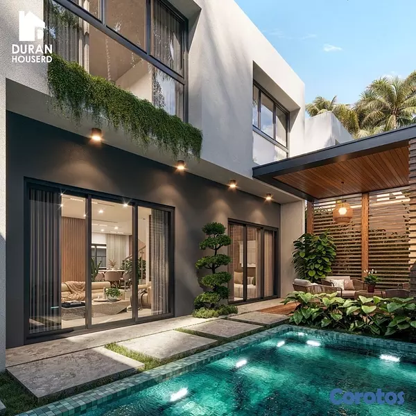 casas - venta de casas con opción a piscina av. ecológica Santo Domingo  2