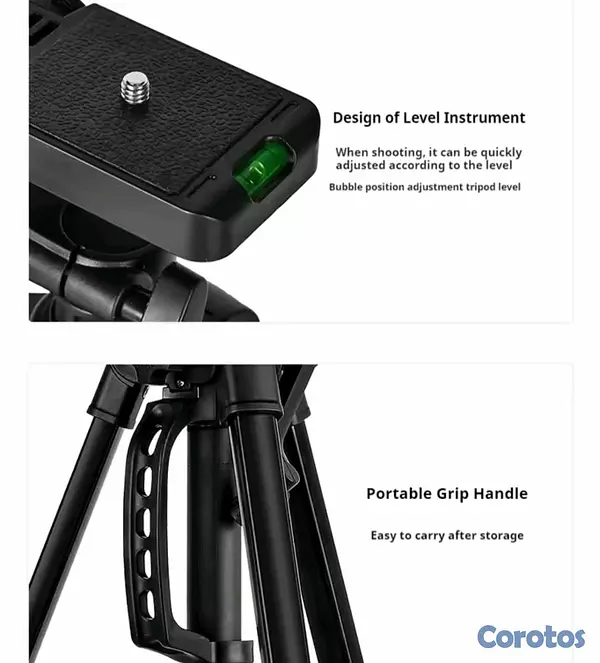 camaras y audio - Tripode profesional 55.5 pulgadas para cámaras tipo DSL y celulares 5
