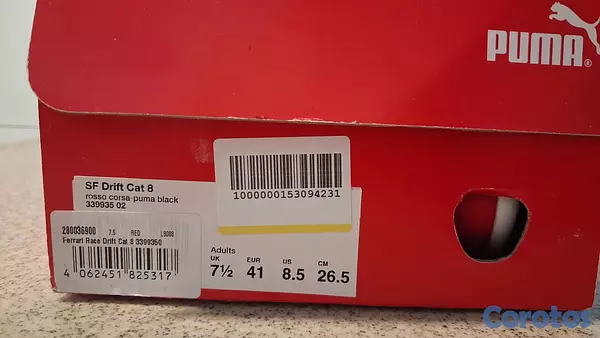 zapatos unisex - Puma Scuderia Ferrari Drift Cat 8 - Rosso Corsa (N 4