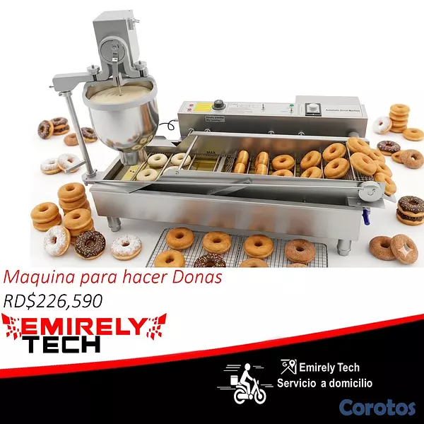 equipos profesionales - Maquina de hacer donas freidora de donas rosquilla 1