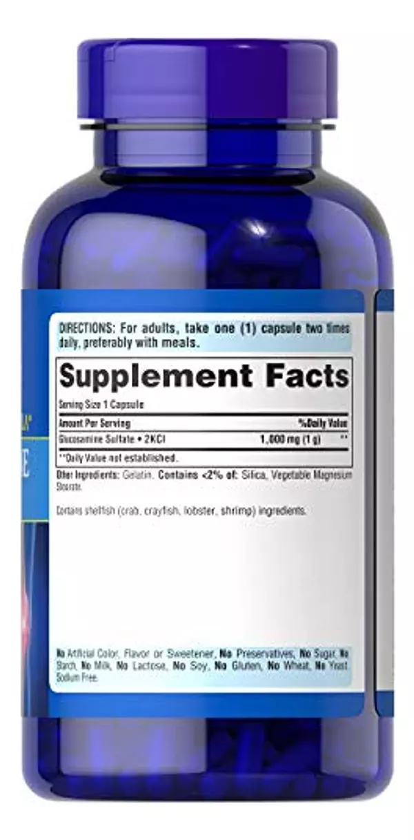Salud y Equipamiento Médico - Puritans Pride Glucosamine Sulfate 1000 Mg Capsulas, 240coun 3