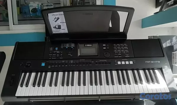 instrumentos musicales - PIANO YAMAHA PSR-E473 -61 TEC -destacado por su mo 3