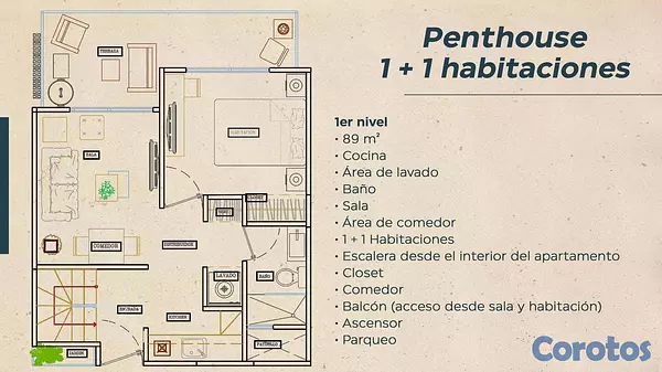 apartamentos - Apartamento en venta en vista cana de una habitaci 8