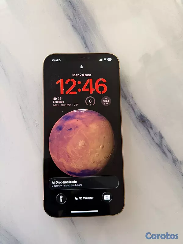 celulares y tabletas - IPhone 12 Pro Max 256gb factory bacteria 98% 5