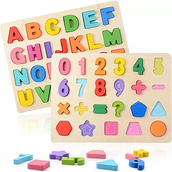 juguetes - ROMPECABEZAS LEGO DE MADERA ABECEDARIO NUMERO FORMAS ALFABETO MONTESORI 4