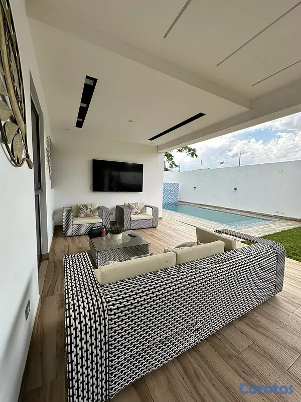 casas - Casa en Los Samanes, Exquisita y con Piscina  4