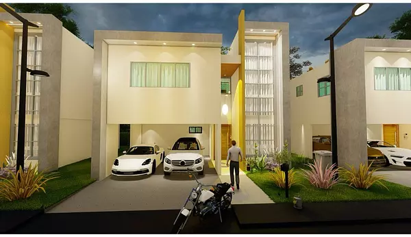 casas - Villas en Boca Chica de 3 niveles 3 habitaciones , 10
