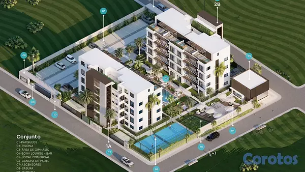 apartamentos - Apartamentos en plano en Punta Cana desde US $119, 6