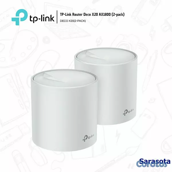 accesorios para electronica - TP-Link Mesh Deco X20 AX1800 (2-pack) 2
