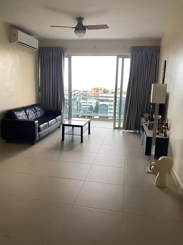 apartamentos - 🔵Alquilo apartamento piso 7 semi amueblado en gazcue  6