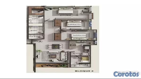 apartamentos - En Venta Apartamentos en Bella Vista de 2 y 3 habitaciones 10