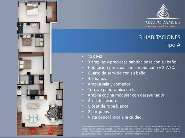 apartamentos - Apartamentos de lujo en Torre en Alma Rosa I 4