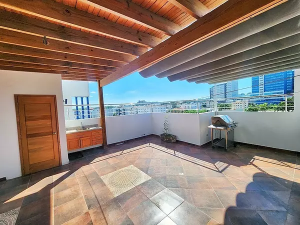 apartamentos - Apartamneto de renta tipo penthouses próximo al homs, Santiago  5