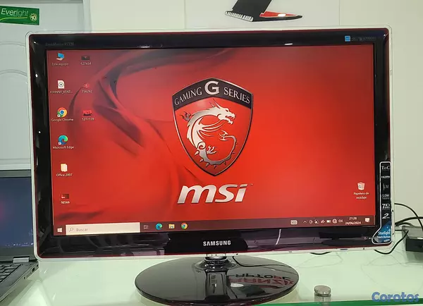 computadoras y laptops - monitor Samsung de 27 Pulg Full 1080p trae hdmi 3