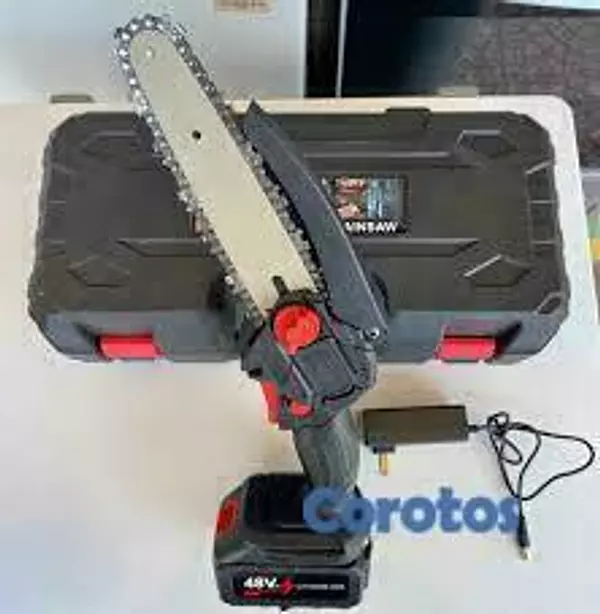 herramientas, jardines y exterior - Motosierra Eléctrica Recargable - Comodidad y Pote 3