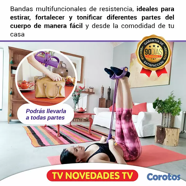 Artículos Deportivos - Ez Cise Bandas de Resistencia Multifuncionales 5