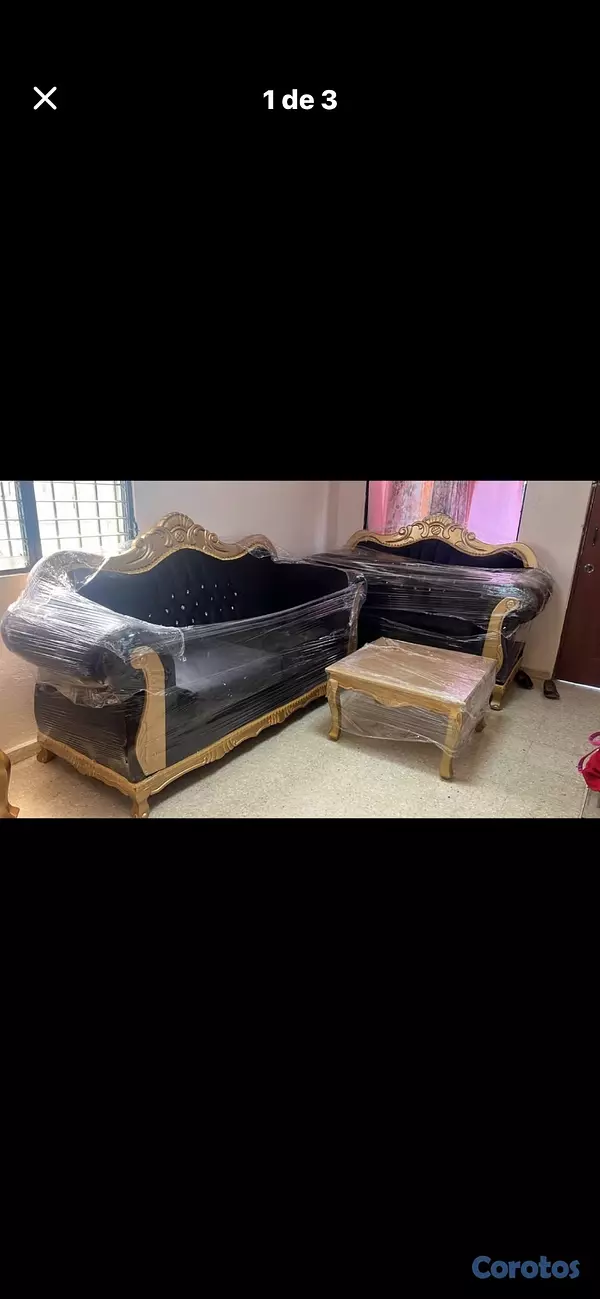 muebles y colchones - Juego de muebles en caoba  85 mil 2