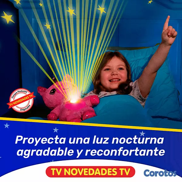 juguetes - OSO DE PELUCHE PROYECTOR DE LUCES NOCTURNAS 3