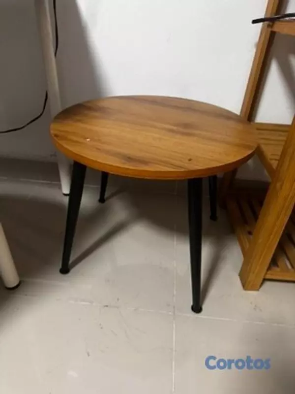 herramientas, jardines y exterior - Mesa Auxiliar de madera 3