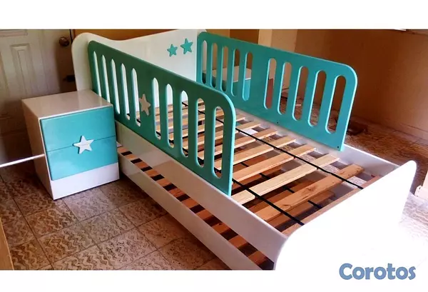 muebles y colchones - Cama cuna Twin 39" 3