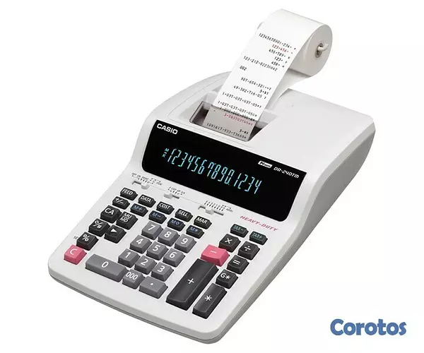 impresoras y scanners - CALCULADORA ,SUMADORA CASIO DR-240TM ,14 dígitos 
EN PANTALLA, DE USO PESADO  3