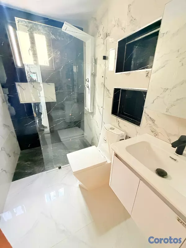 apartamentos - venta de apartamento 3er piso con terraza en la autopista de san isidro prado 10