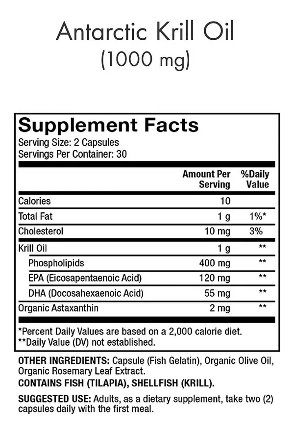 Salud y Equipamiento Médico - Aceite Krill 60 Cap Dr  Mercola - - Unidad A $5065 2