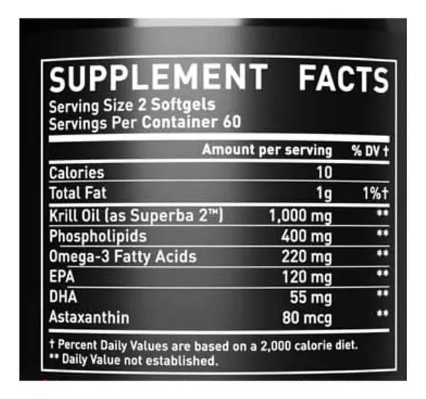 Salud y Equipamiento Médico - Aceite Krill 1000mg Zeal Natura 2