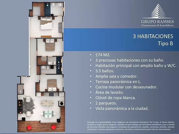 apartamentos - Apartamentos de lujo en Torre en Alma Rosa I 6